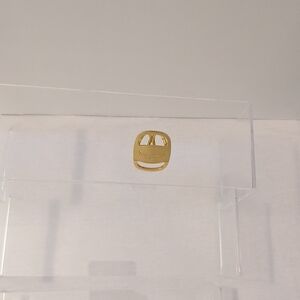 Salvatore Ferragamo Gold Scarf Ring